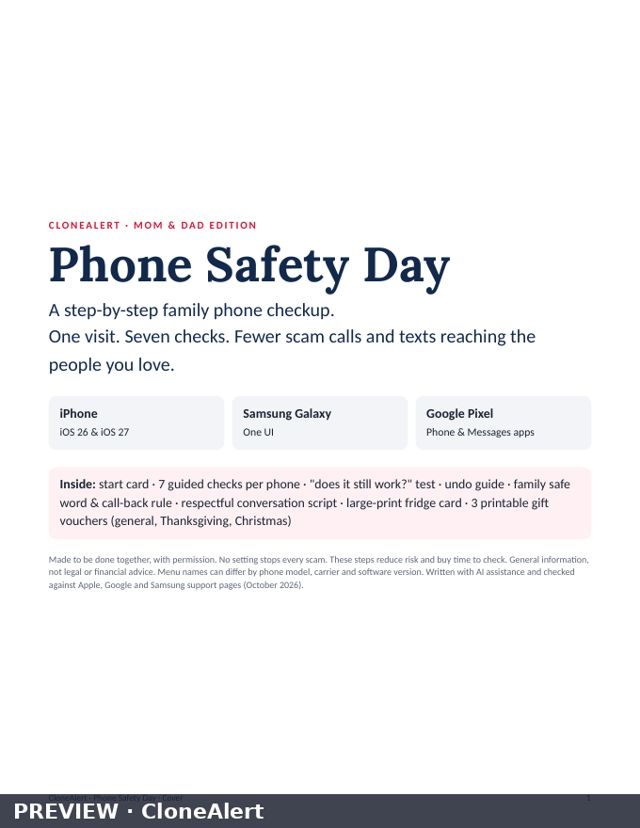 Phone Safety Day guide